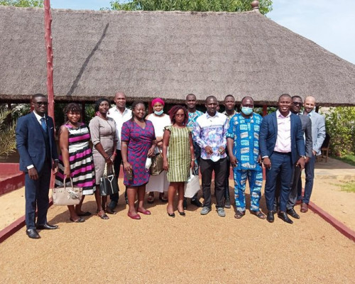 Visite de Florian Karner aux jeunes boursiers du PDWA du Togo