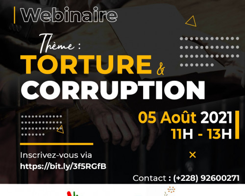 Torture et corruption : Le CDFDH et l’OMCT veulent créer un cadre d’échanges sur les thématiques au Togo