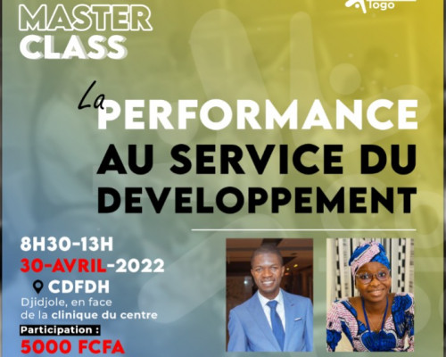 Un Master Class pour booster la performance des jeunes au service du développement