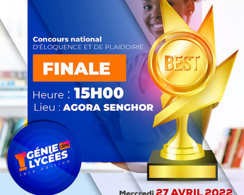 Concours "Génie des Lycées": Rendez-vous ce 27 Avril 2022 pour la grande finale.
