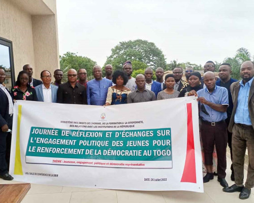 Togo : Implication politique des jeunes pour une démocratie représentative, ALG représenté