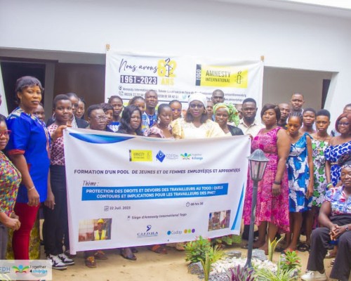 Promotion et Protection des Droits des Jeunes et Femmes Travailleurs dans les Petites et Moyennes Entreprises  au Togo