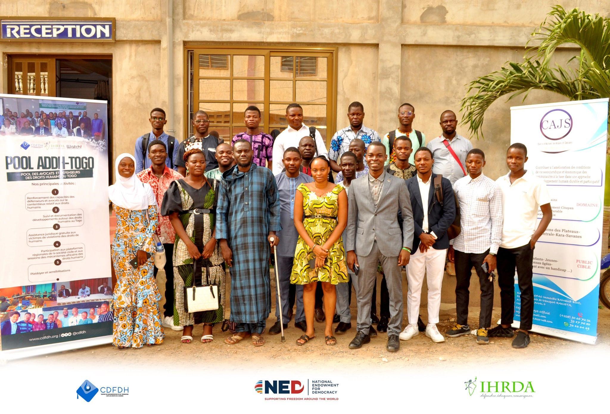 Assistance juridique aux victimes de violation des droits humains et accès à la justice : le CDFDH et IHRDA réfléchissent avec les membres des communautés