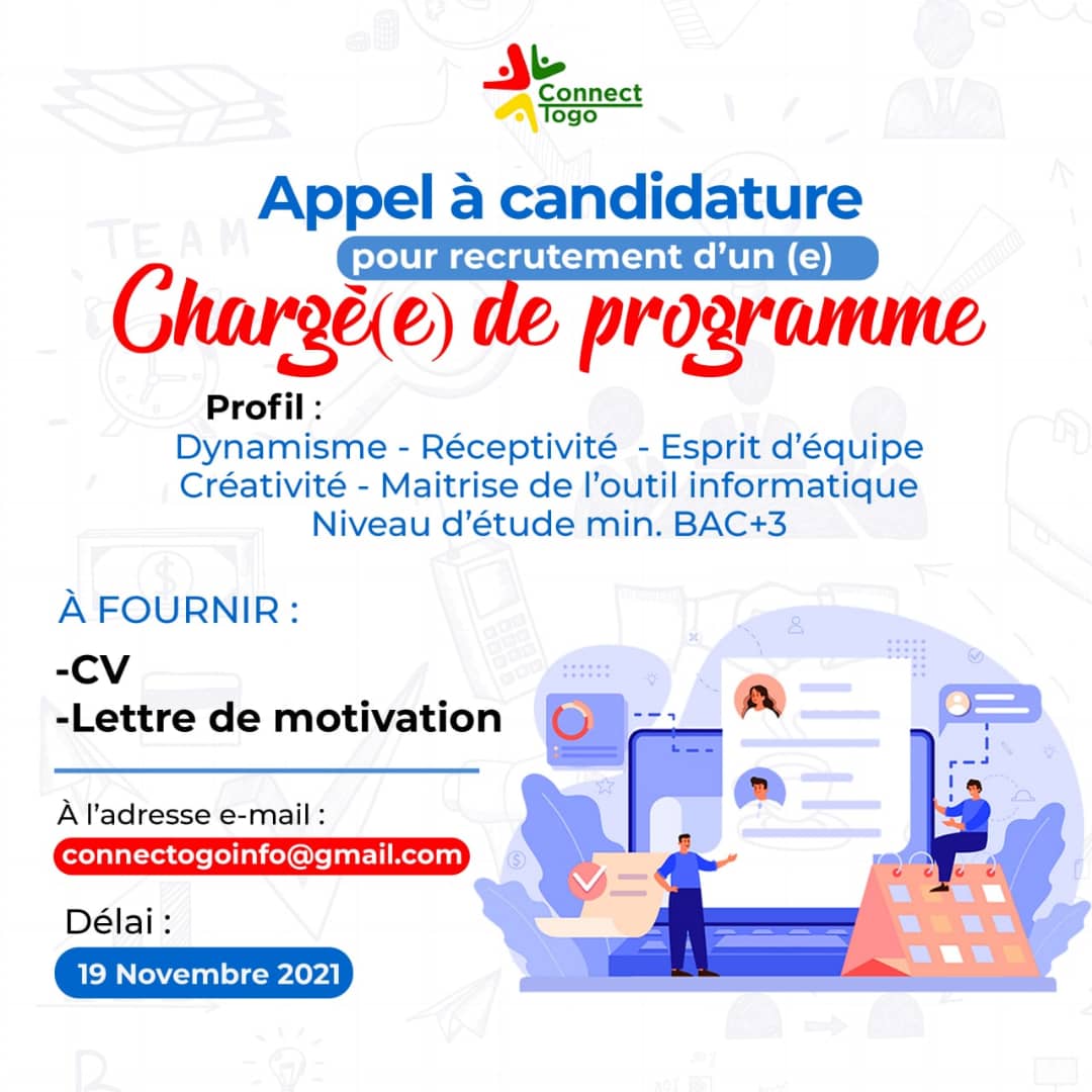 ConnecTogo cherche Chargé de Programmes!