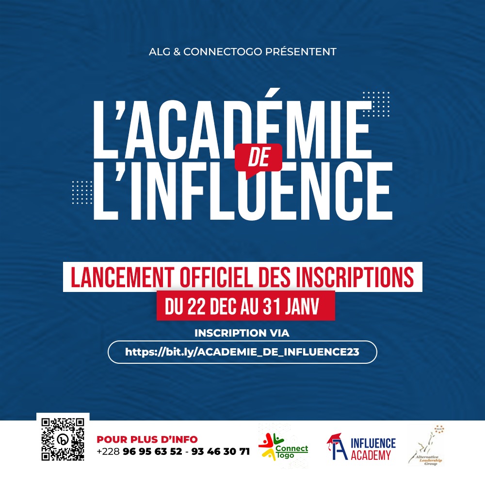 TOGO : L'Academie de l'Influence est officiellement lancée !