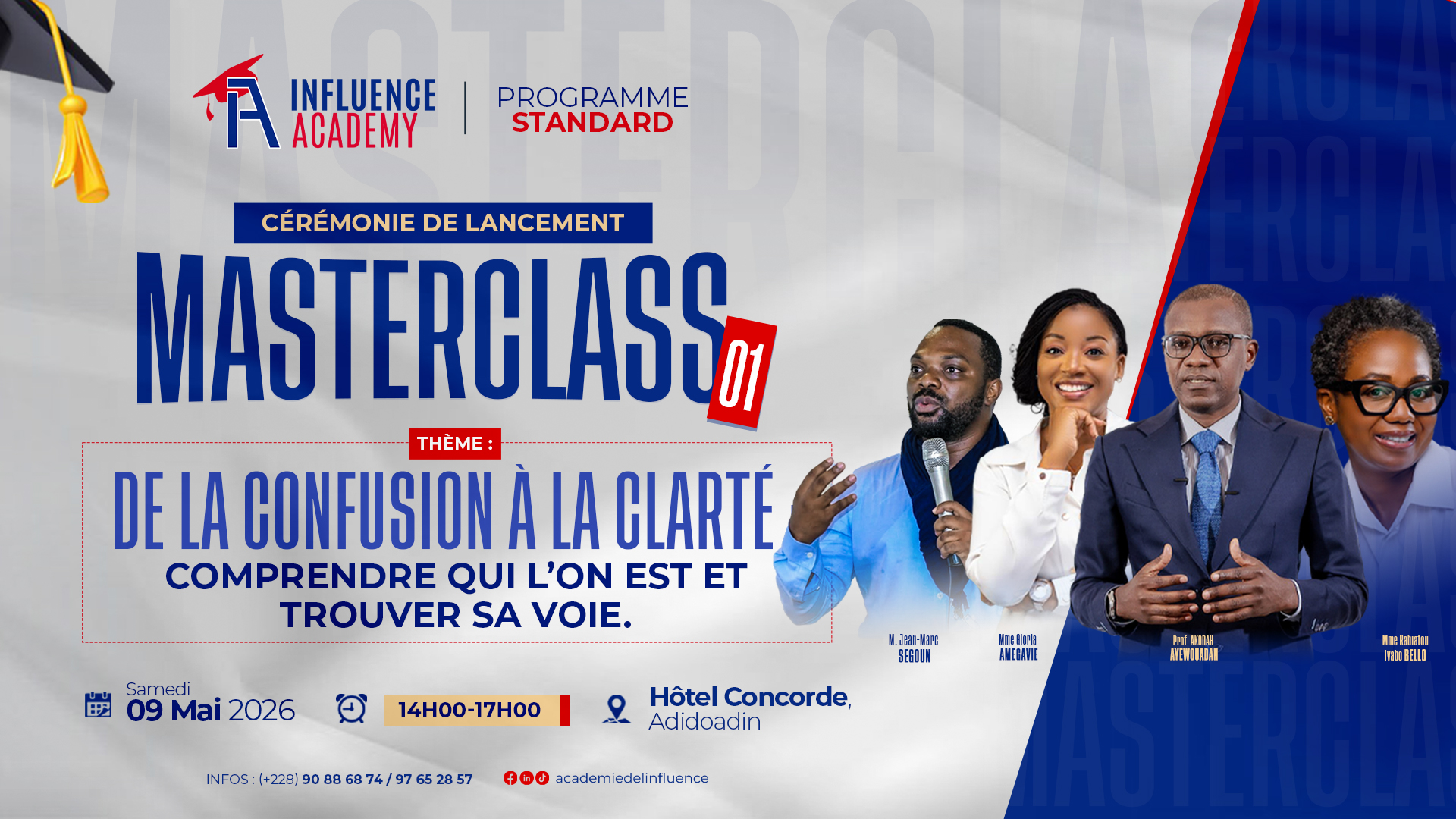 L’Académie de l’Influence lance sa deuxième cohorte de formation, inscrivez-vous et participez ! 